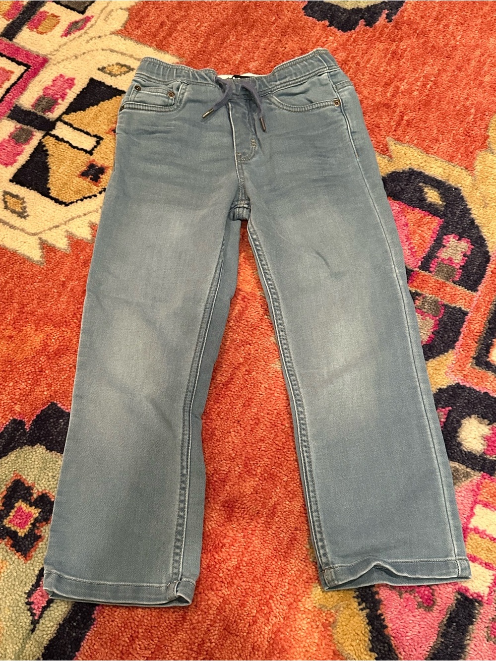 Molo Kids Light Blue Wide-Leg Jeans